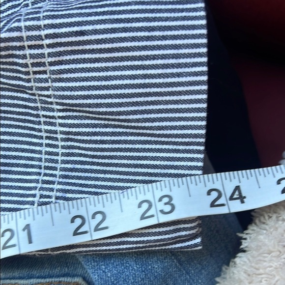 Talbots High-Waist Striped Deck Pants Size 12 - Picture 5 of 5